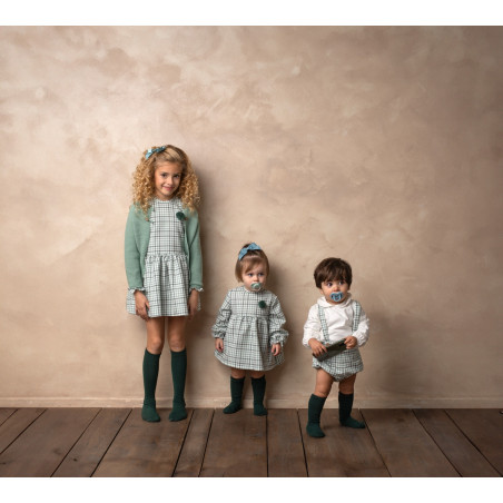 CONJUNTO PETO NIÑO PATA DE GALLO
