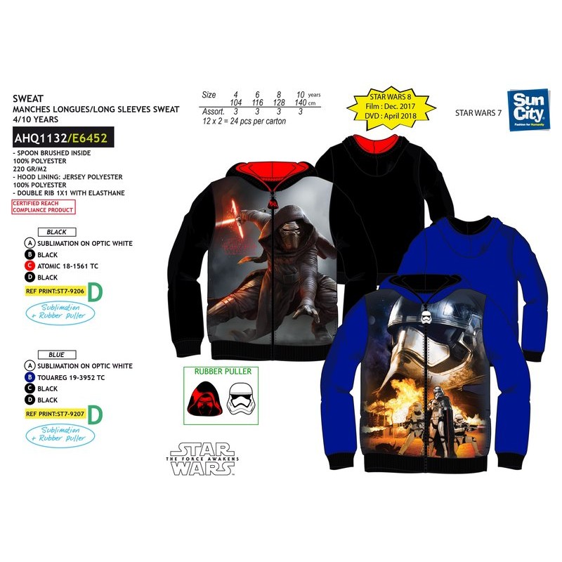 SUDADERA STAR WARS