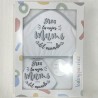 CAPA DE BAÑO 1X1 METRO + BABERO FRASE MAMÁ