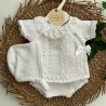 CONJUNTO HILO ALGODÓN + CAPOTA CONJUNTO HILO ALGODÓN + CAPOTA