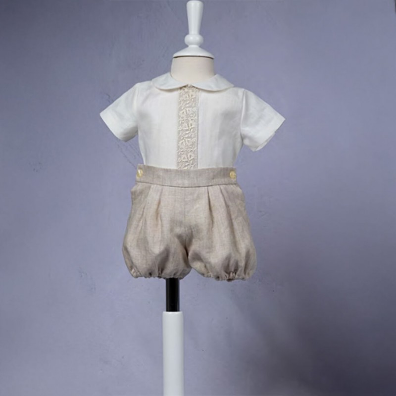 CONJUNTO CAMISA Y PANTALÓN LINO