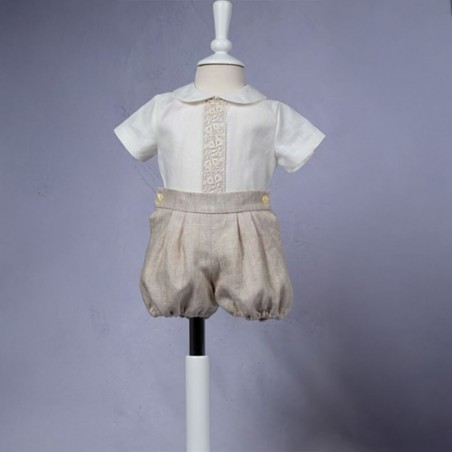 CONJUNTO CAMISA Y PANTALÓN LINO