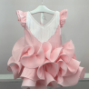 TRAJE DE FLAMENCA LISO CON FLECOS