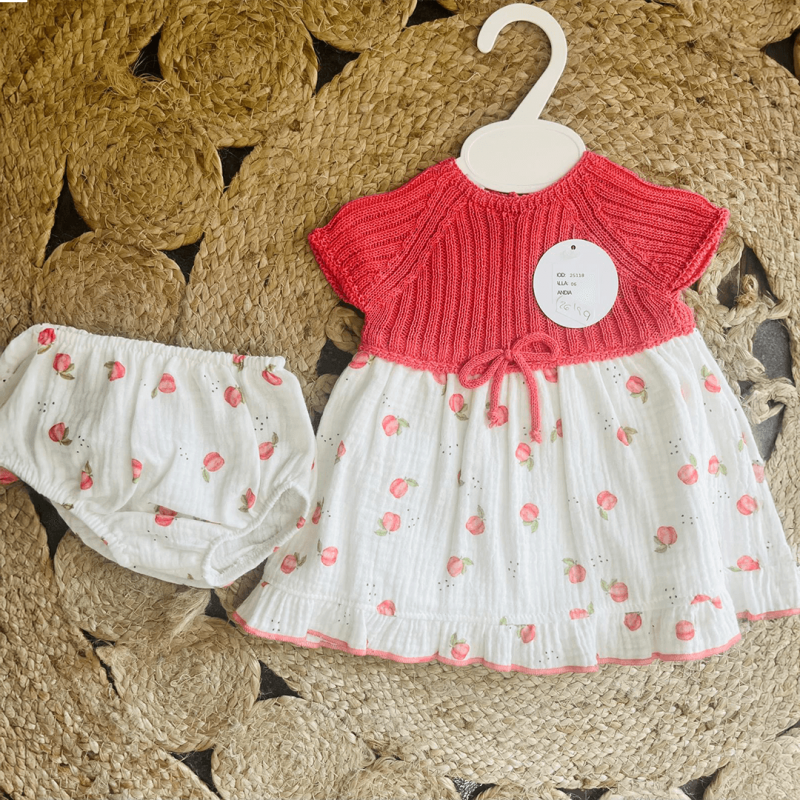VESTIDO NIÑA MELOCOTÓN
