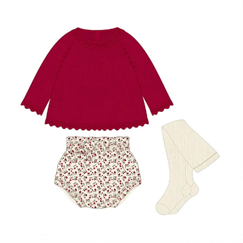 CONJUNTO SHORT Y LEOTARDO TRICOT MAYORAL