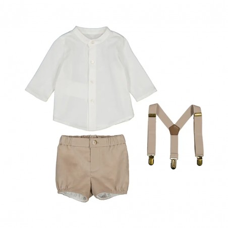 CONJUNTO PANTALÓN, CAMISA Y TIRANTES MAYORAL