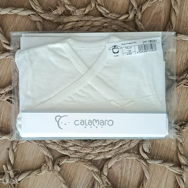 BODY CRUZADO CON LAZO MANGA LARGA CALAMARO