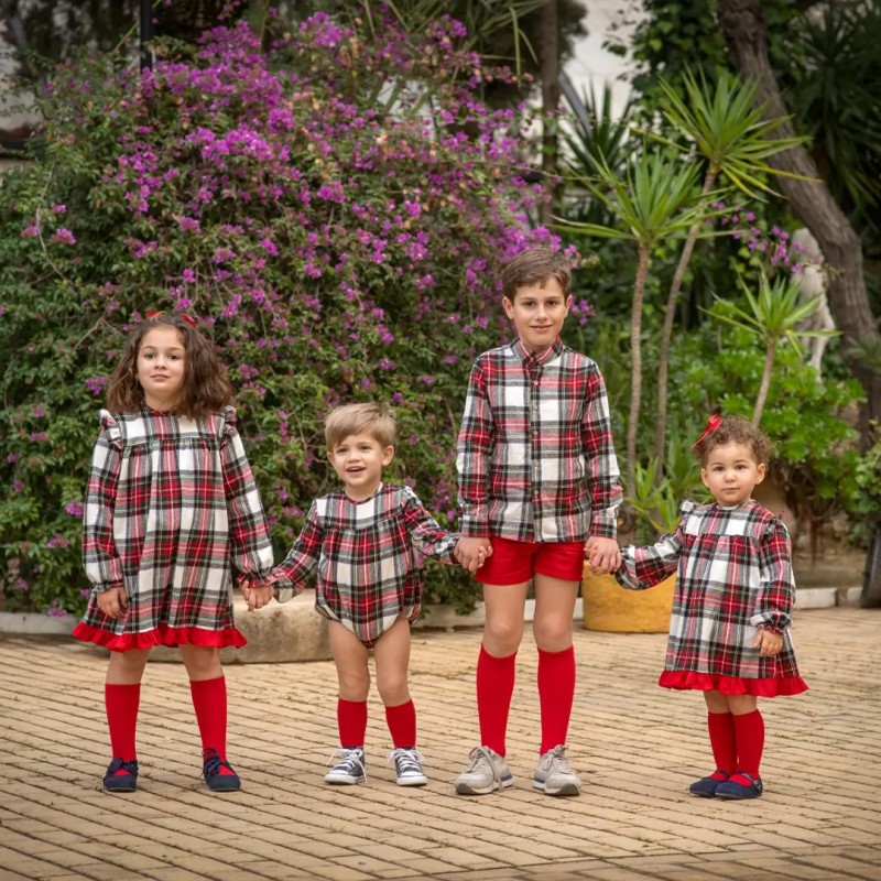 VESTIDO CUADRO ESCOCÉS