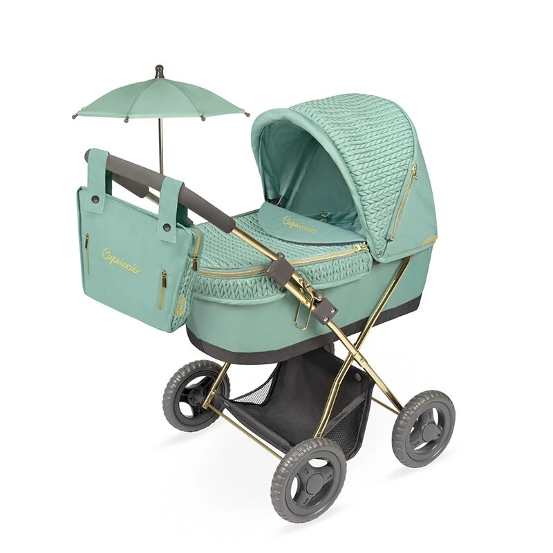 Carro de Muñecas Capriccio con Sombrilla DeCuevas Toys