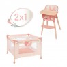 Set Trona y Parque de Muñecas Tulipe 2x1 DeCuevas 40074