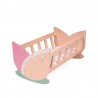 Cuna de Madera para Muñecas Tulipe con Colchón DeCuevas 55174