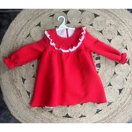 VESTIDO NIÑA ROJO