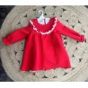 VESTIDO NIÑA ROJO