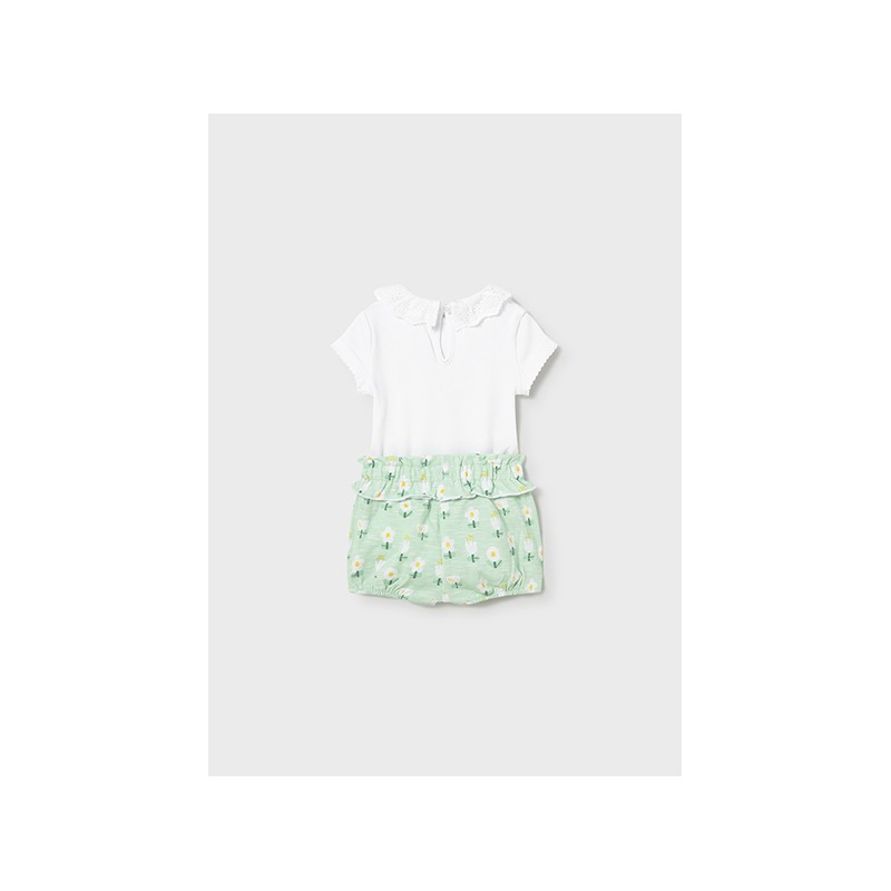 CONJUNTO 2 PIEZAS FLORES