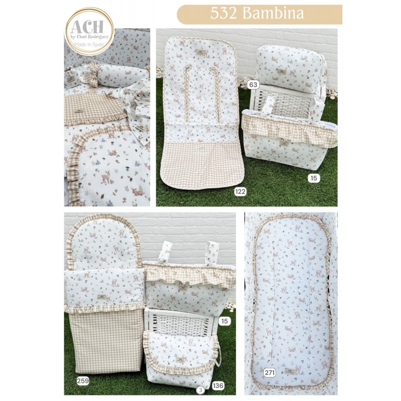 COLCHONETA CAPAZO COLECCIÓN "BAMBINA" (ACH)