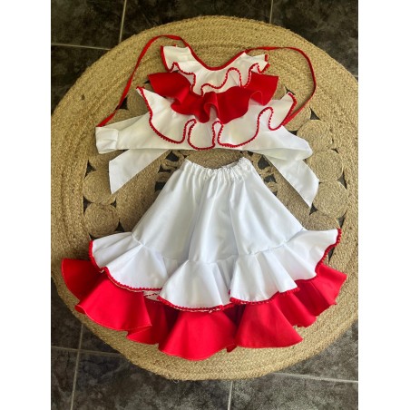 TRAJE FLAMENCA AMARA 2 PIEZAS