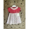 VESTIDO PUNTO TELA FLORES