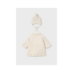 ABRIGO TRICOT CON GORROMAYORAL 2403
