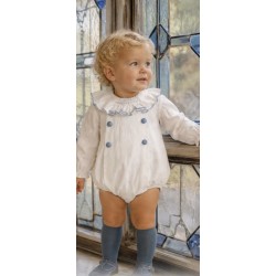 Pelele unisex con punto inglés
