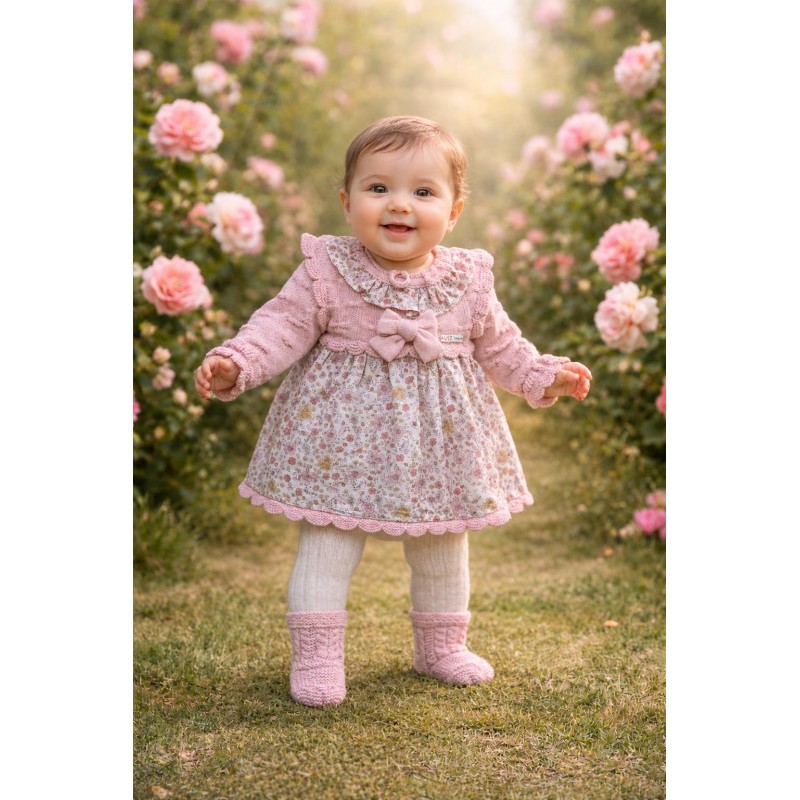 Vestido Punto combinado Felicia