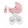 Carrito de muñecas polipiel rosa toral