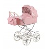 Carrito de muñecas polipiel rosa toral