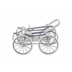 Carrito de muñecas polipiel rosa toral