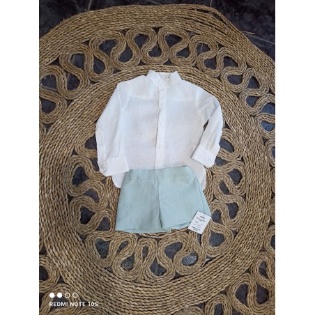 CONJUNTO DE NIÑO DE LINO CEREMONIA