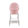 Carrito de muñecas polipiel rosa toral