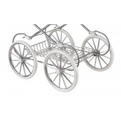 Carrito de muñecas polipiel rosa toral