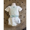 Conjunto niño ceremonia camisa + short
