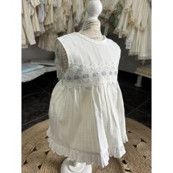 VESTIDO DE CEREMONIA + BRAGUITA + CAPOTA 6119